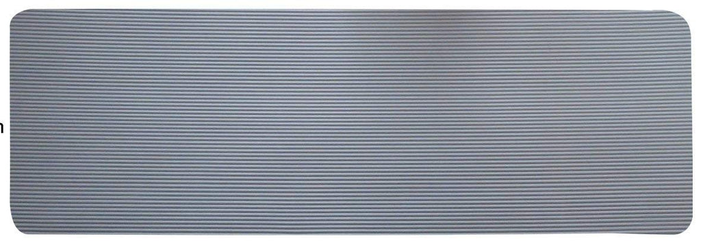 Fitvids All Purpose 1/2-Inch Extra Thick High Density Anti-Tear Exercise Yoga Mat With Carrying Strap, Gray