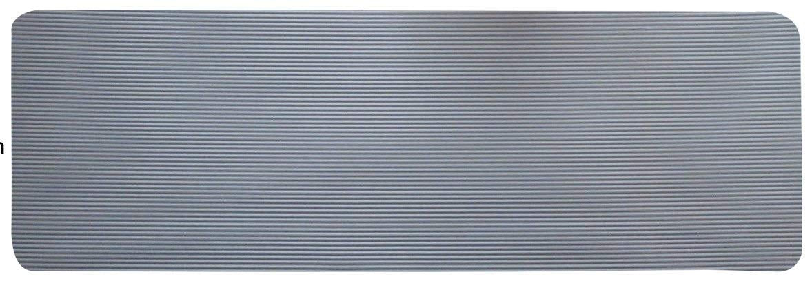 Fitvids All Purpose 1/2-Inch Extra Thick High Density Anti-Tear Exercise Yoga Mat With Carrying Strap, Gray