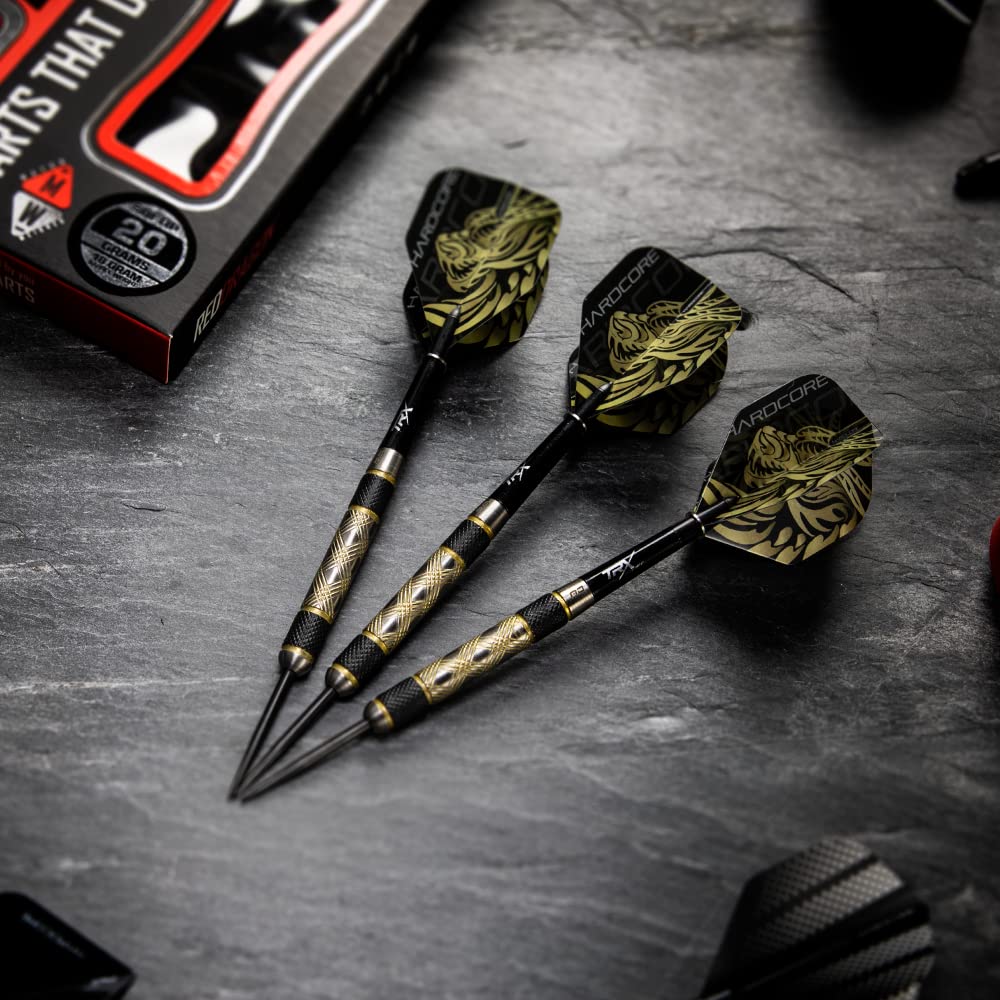 Red Dragon Golden Eye 1: 22G - Tungsten Darts Set With Flights And Stems
