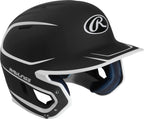 Rawlings | Mach Batting Helmet | Matte Black/White | Senior (6 7/8'' - 7 5/8'')