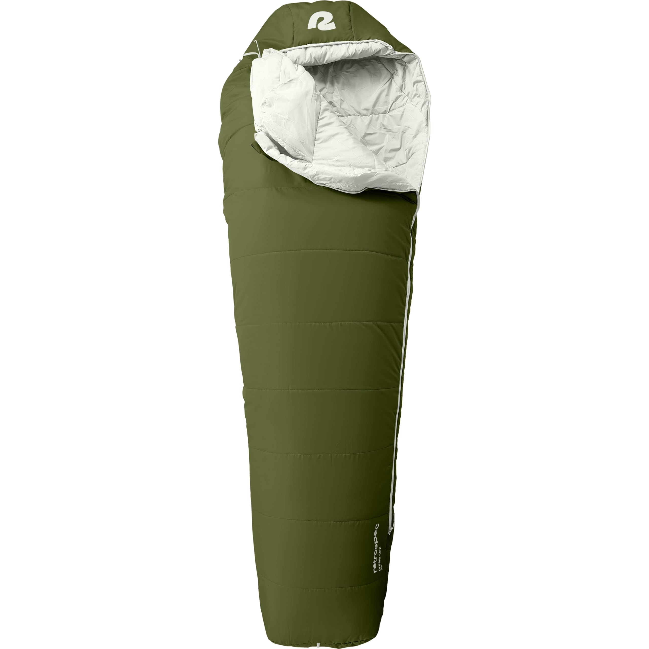 Retrospec Dream 15 Sleeping Bag - Mummy Sleeping Bag For Camping, Insulated Cold Weather, Water-Resistant And Adjustable Draw Co