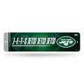 Rico Industries NFL Football New York Jets Metal Street Sign 4 x 15 Home D  cor - Bedroom - Office - Man Cave
