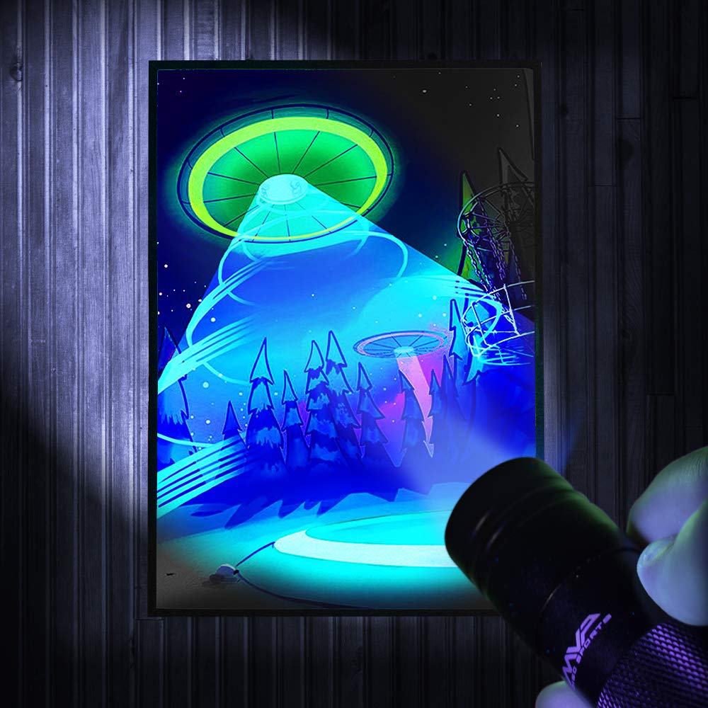 Mvp Disc Sports Eclipse Uv Flashlight Glow Golf Disc Charging Light - Compact