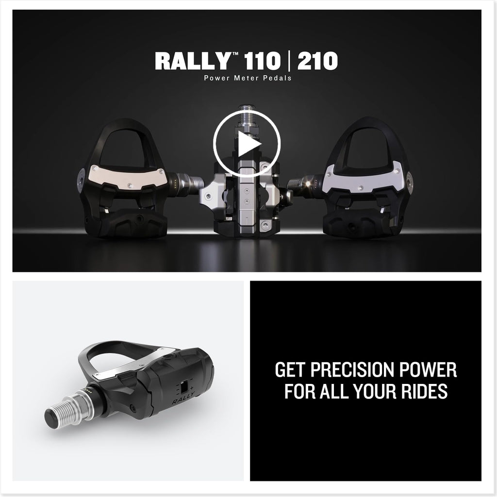 Garmin Rally RS/XC210, Dual-Sensing Power Meter Bundle Road and Off-Road Riding, Rechargeable, Easy-to-Transfer, with Cycling Dy