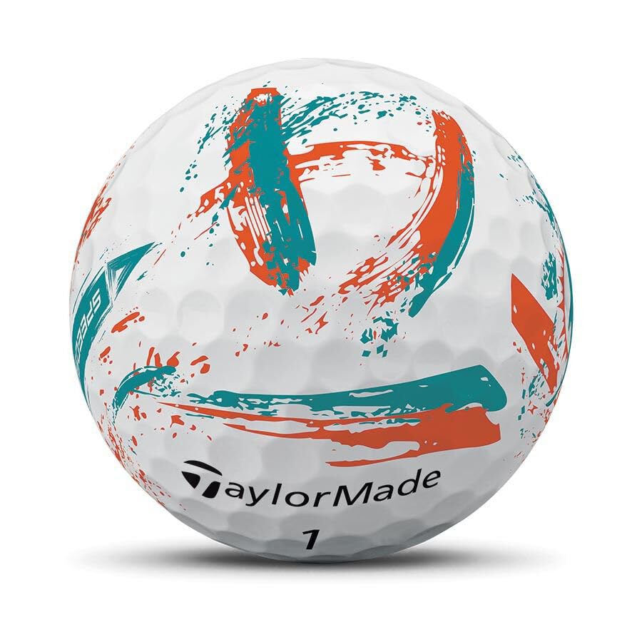 TaylorMade Golf Speed Soft Ink NFL Miami Dolphins Dozen