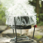Campmaid Grill And Smoker With Carry Bag - Dutch Oven Tools Set - Charcoal Holder & Cast Iron Grill Accessory - Camping Grill Se