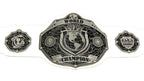 Undisputed Belts World Championship Belt - Custom Banner Text And Color Options - 2 Day Production
