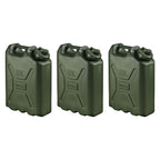 Scepter 3-Pack Portable Water Container, Military Style Storage For Camping, 5 Gallon