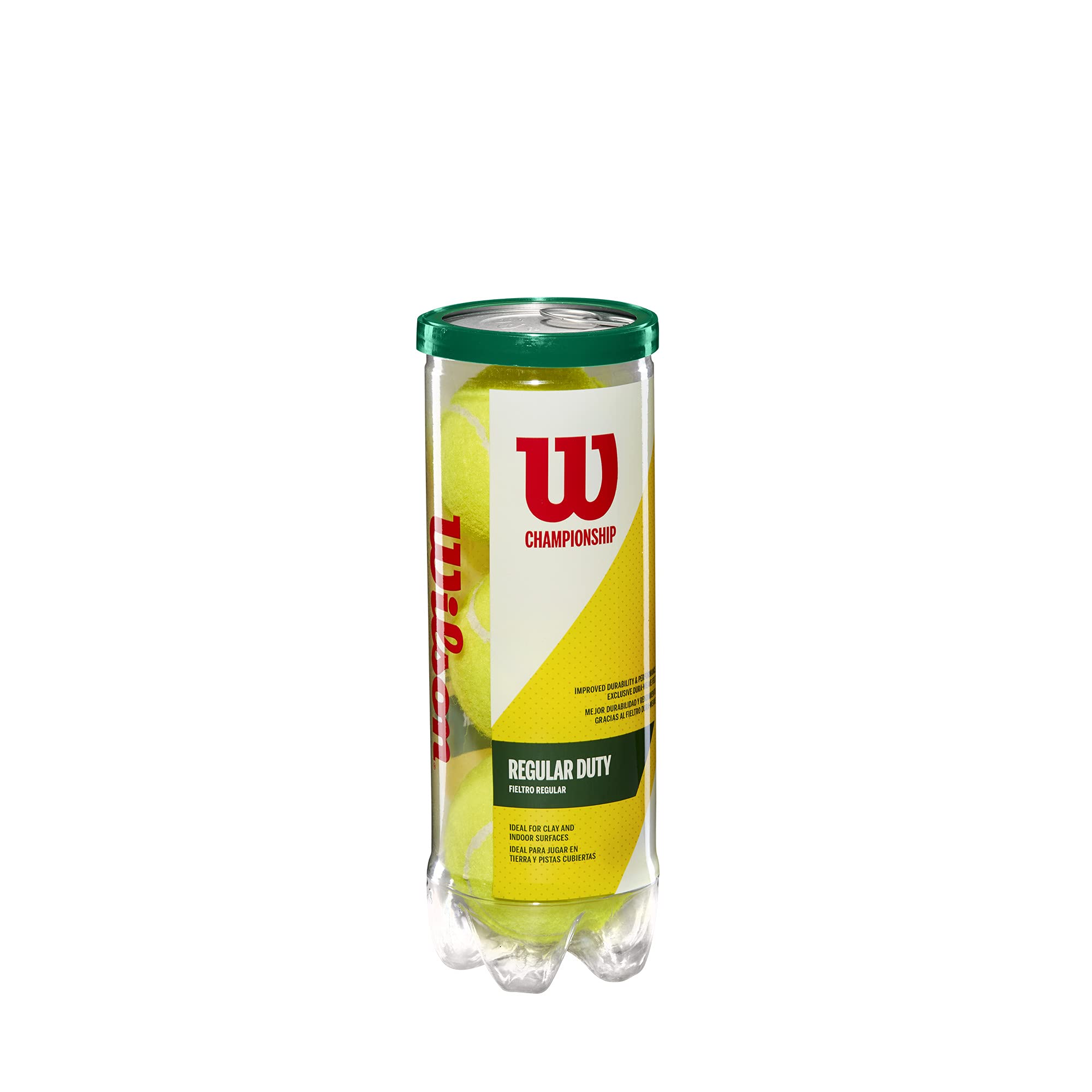 Wilson Sporting Goods Champ Rd Tennis Ball - 4 Can Pack,Yellow,4 Can Pack (12 Balls),Wrt100304