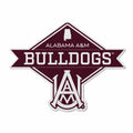 Rico Industries Ncaa Alabama A&M Bulldogs Diamond Shape Cut Pennant - Home And Living Room D  Cor - Soft Felt Ez To Hang 18X0.10