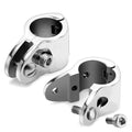 Bimini Top Hinged Jaw Slide 7/8 Inch, Bimini Top Fitting Hardware Boat Jaw Slide, Heavy Duty Bimini Top Clamps,2 Pack 316 Stainl