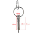 Nrc&Xrc 4Pcs Quick Release Pin Bimini Top Pins 1/4'' With Lanyard For Boat Bimini Top Deck Hinge Or Jaw Slide Clamp Bracket Mari