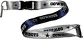 Aminco Nfl Dallas Cowboys Reversible Lanyard, Team Colors, One Size (Nfl-Ln-162-17)