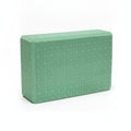 MERISHOPP EVA Soft Exercise Block Dotted Surface FirmDensity Soft Exercise Block Rounded Edges for Stretching Green 23x15x75
