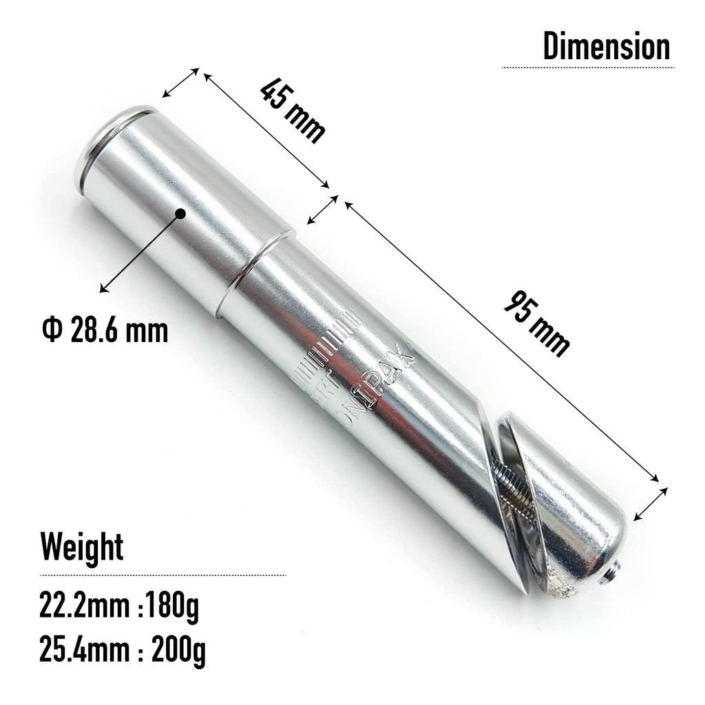 Onipax Bike Stem Quill Adapter 22.2Mm / 25.4 Mm (25.4Mm)