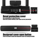Ushake Bicycles U Lock, Heavy Duty Bike Scooter Motorcycles Combination Lock Gate Lock For Anti Theft (Black 14Mm Chackle)