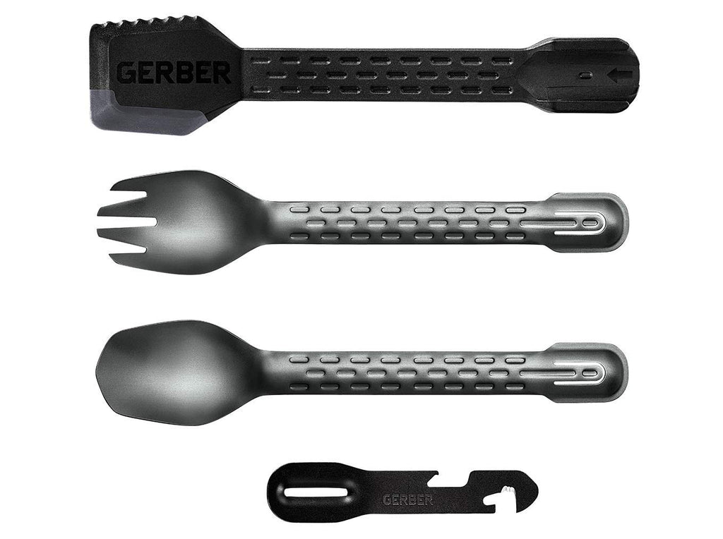 Gerber Gear 31-003463N Compleat Camping Utensils Cooking Tool Set, Onyx