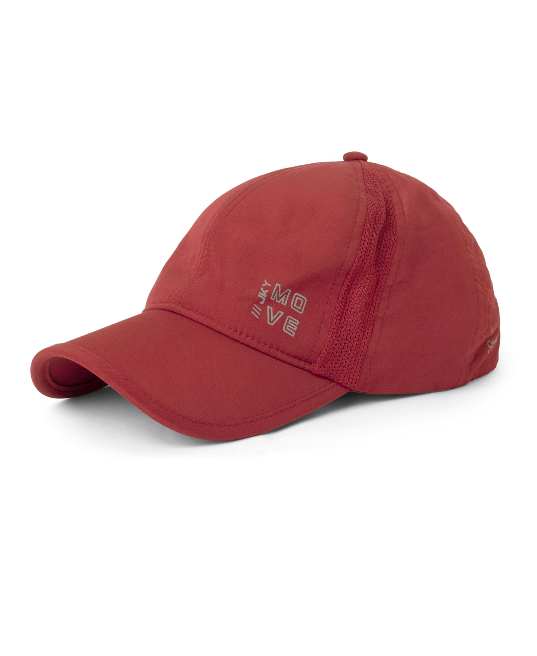 Jockey Cp21 MenS Polyester Solid Cap With Adjustable Back Closure And Staydry Technology_Sundried Tomato_Free Size
