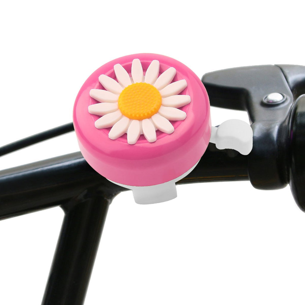 Paliston Kid'S Bike Bell, Bicycle Bell For Girls, Bike Horn, Toddler Bike Bells (Pink & White)