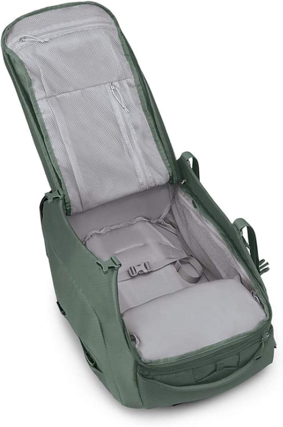 Osprey Sojourn 22/45L Wheeled Travel Backpack with Harness, Koseret Green
