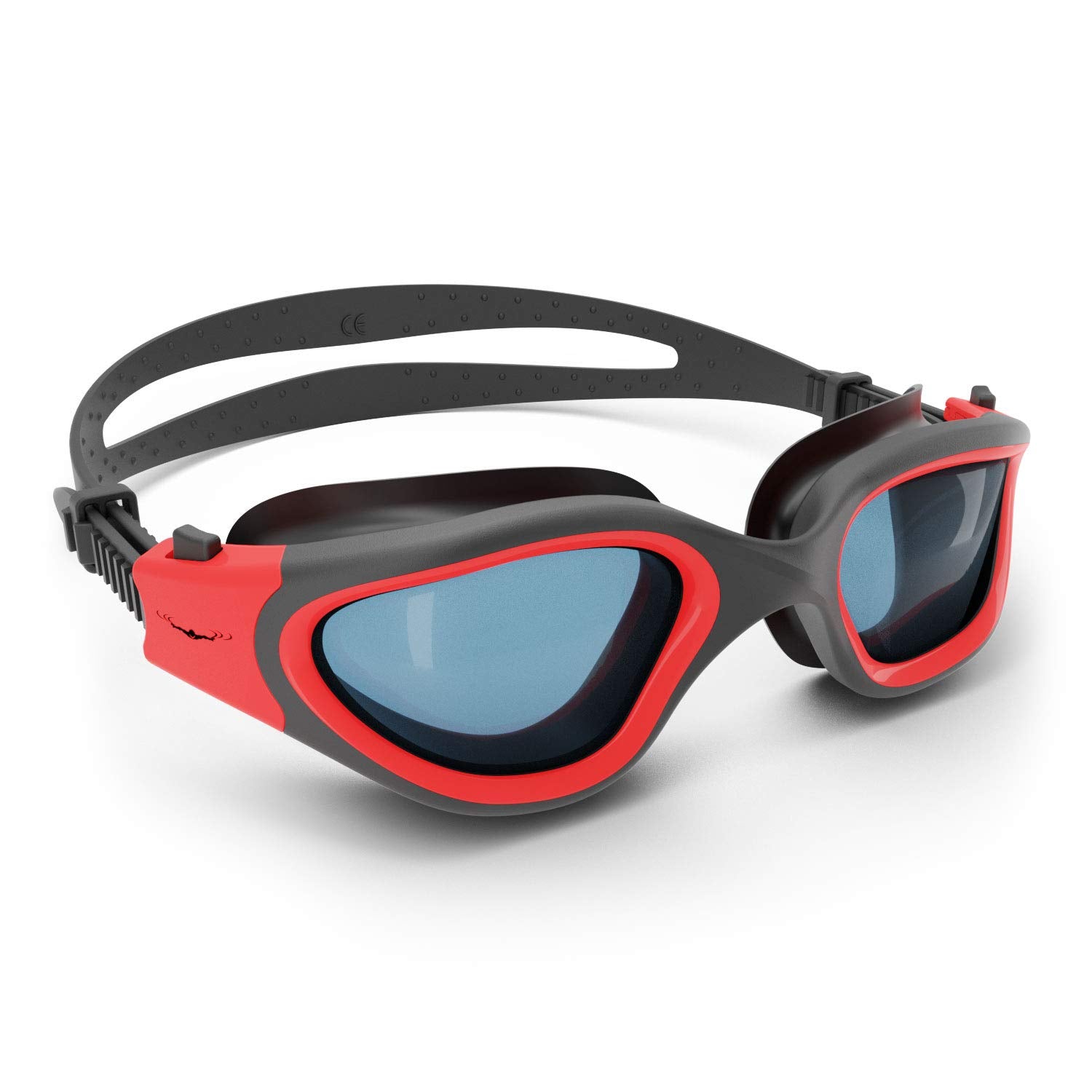 Aqtivaqua Swimming Goggles Swim Goggles For Adults Men Women Kids Youth Girls Boys Children Dx (Red, Shade)