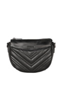 Van Heusen Women Black Textured Casual Sling Bag
