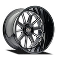 22x12 Cali Off-Road Auburn Black/Milled Wheel 6x5.5 (-51mm)
