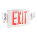 Gruenlich Led Combo Emergency Exit Sign With 2 Adjustable Head Lights And Double Face, Back Up Batteries- Us Standard Red Letter