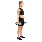 Sunny Health & Fitness 33Lb Chrome Dumbbell Set W/ Carry Case - No. 014