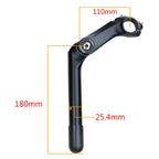 Donsp1986 Quill Stem Adjustable 25.4Mm Alloy Alum 110Mm -For Beach Cruisers, Mtb'S, And Gas Powered Bicycles (110)