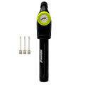 Franklin Sports Ball Pump + Pressure Gauge with Needle  Perfect Pump Hand Pump for Sports Balls  Air Inflation Pump for Soccer