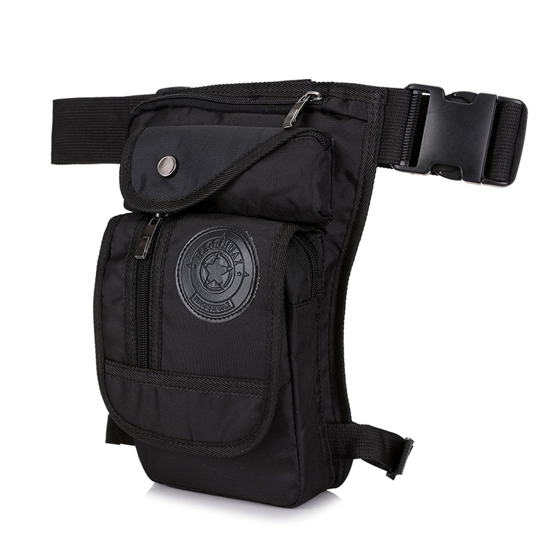 Hebetag Nylon Drop Leg Bag For Men Women Tactical Military Motorcycle Bike Cycling Riding Travel Outdoor Sports Waist Fanny Pack