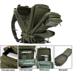 Qt&Qy 45L Military Tactical Backpacks For Men Camping Hiking Trekking Daypack Bug Out Bag Lage Molle 3 Day Assault Pack
