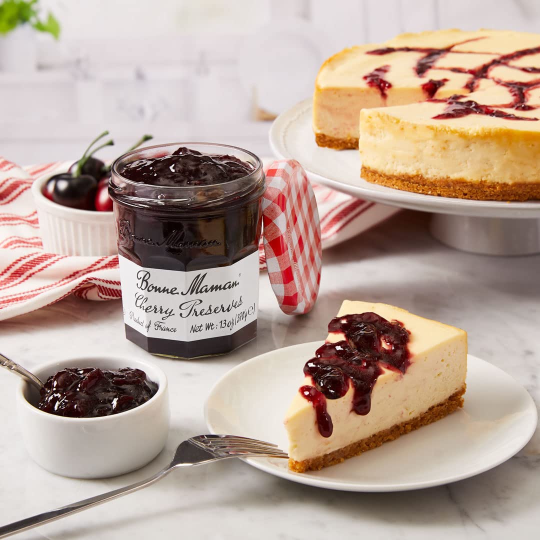 Bonne Maman Cherry Preserves, 13 Ounce Jars (Pack Of 6)