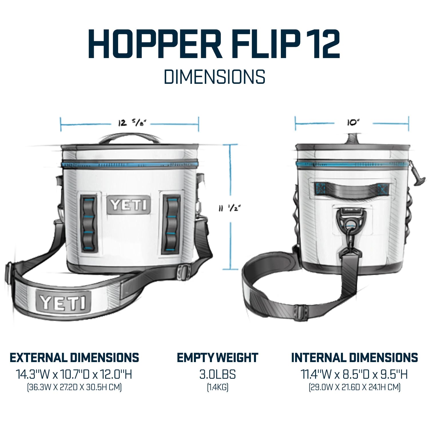 YETI Hopper Flip 12 Portable Cooler, Ultramarine Violet