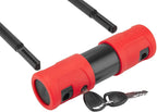 Abus U-Lock 440A Ush Alarm - Bicycle Lock With Mount And Alarm Function Security Level 8-230 Mm Shackle Height, Black