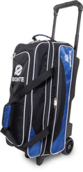 Ebonite Transport Triple Roller Bowling Bag (Blue)