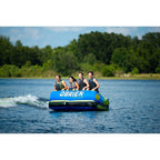 Obrien 2022 Baller Soft Top 4-Person Tube, Green/Black