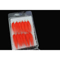 Tigofly 12 pcs Brown Orange-Red Polar Fry Slowly Sinking Salmon Trout Steelhead Minnow Fly Fishing Flies Lures Fly Set-Size #8 (
