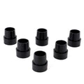 ZIZILAND Replacement Mini Trampoline Leg Cap Tips, 6 Pieces, Black, Only Fit in 1in Diameter Mini Trampoline Legs