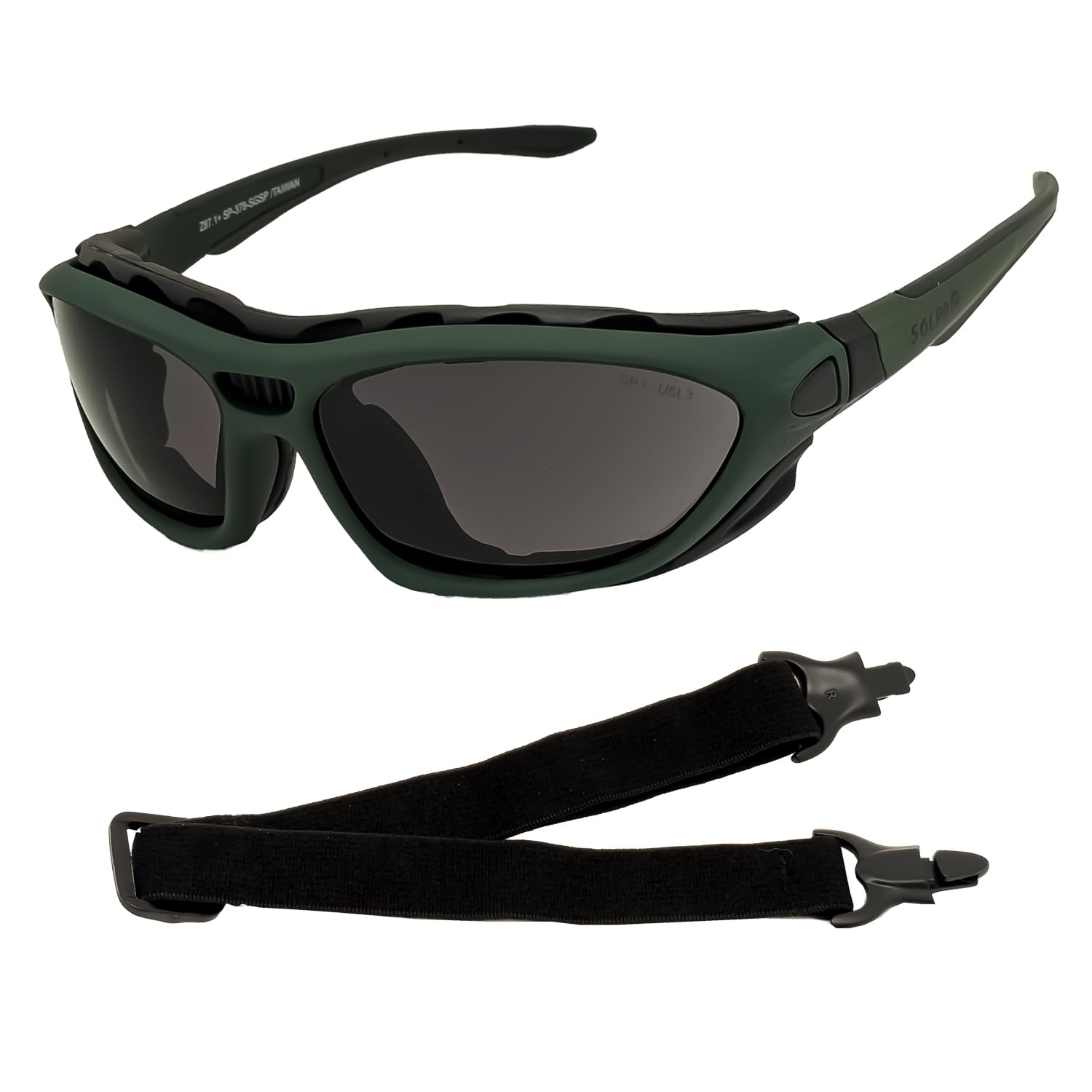 Sol Pro Anti-Fog Safety Motorcycle Riding Sunglasses, Foam Padded, Eye Protection Goggle, Dustproof, Windproof, Hunting, Hiking,