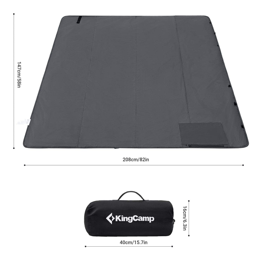 Kingcamp Outdoor Picnic Blanket Waterproof Beach Mat For Camping On Grass Foldable Sandproof Beach Blanket Park Hiking Stadium F