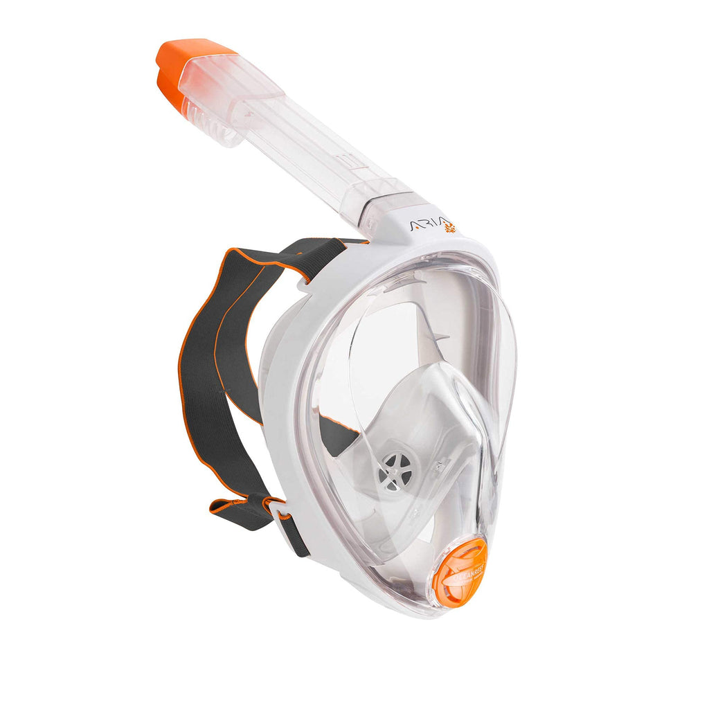 Ocean Reef Aria Jr Full Face Snorkeling Mask White One Size