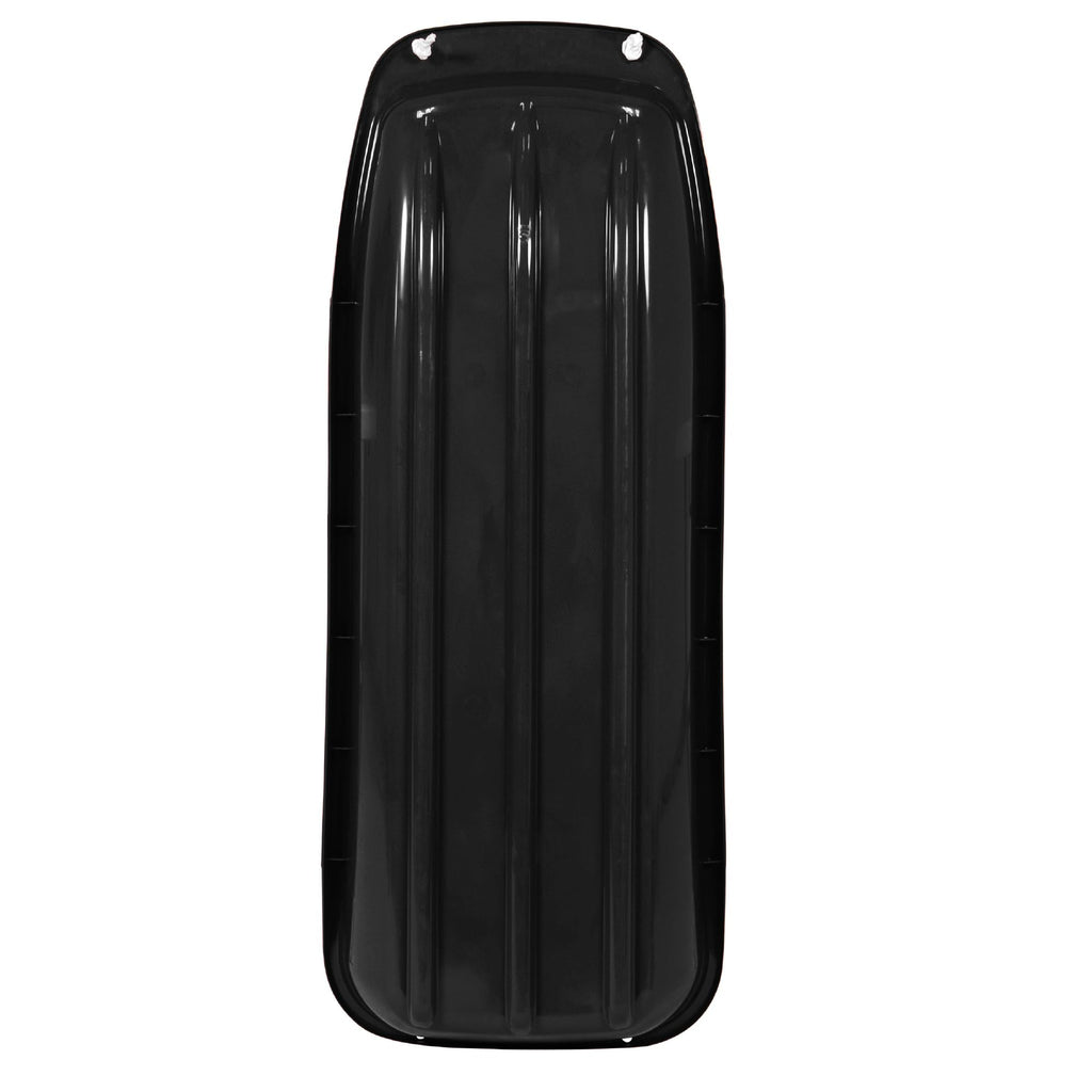 Best Choice Products 48In Kids Plastic Toboggan Snow Sled W/Pull Rope - Black