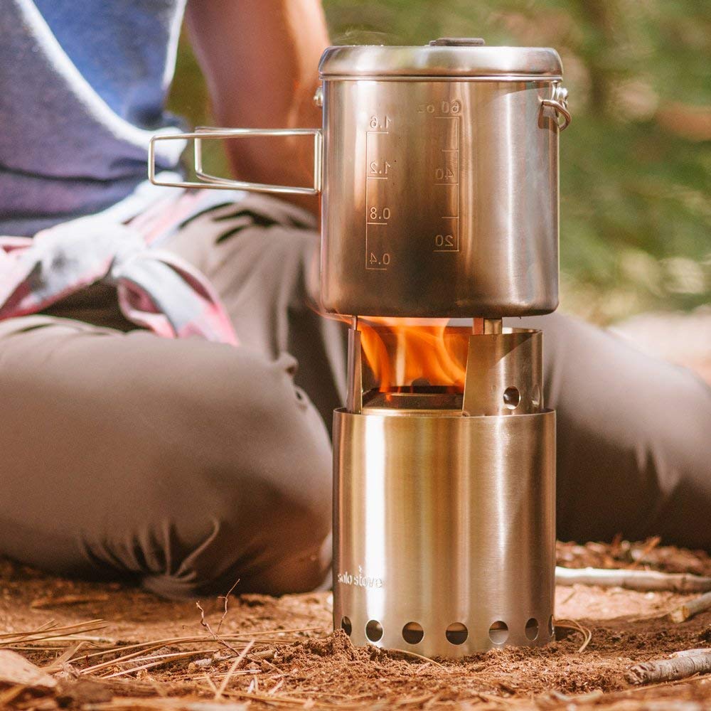 Solo Stove Titan Camping Stove Portable Stove For Backpacking And Outdoor Cooking Great Stainless Steel Camping Backpacking Stov