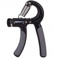 Nirva With Device Of Women Picture Adjustable Hand Grip Exerciser  Hand Wrist And Forearm Strengthener (Black & Gray)