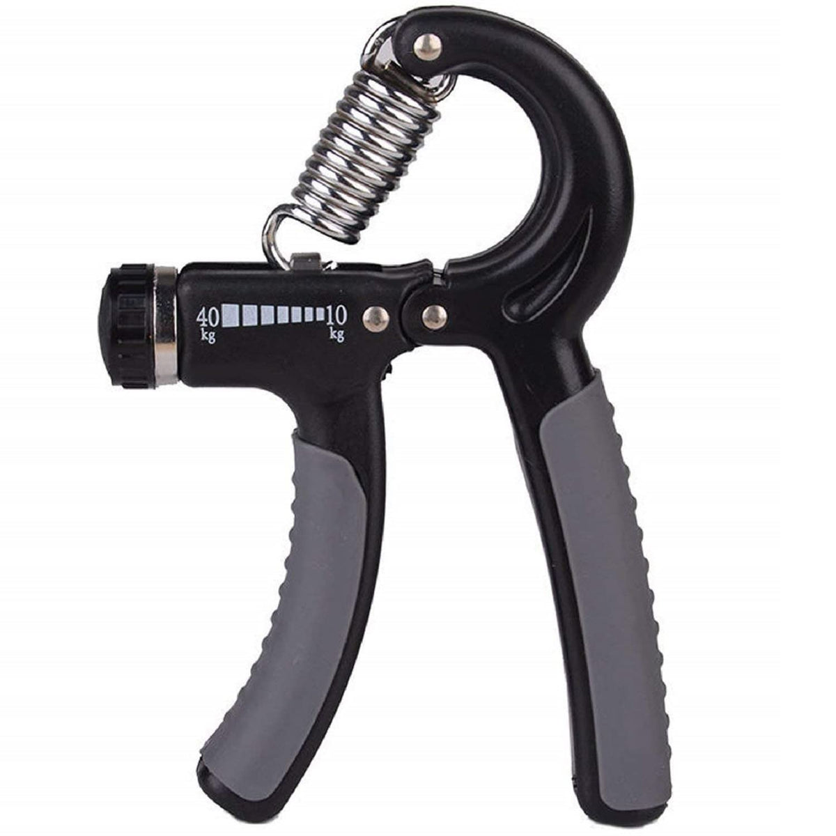 Nirva With Device Of Women Picture Adjustable Hand Grip Exerciser  Hand Wrist And Forearm Strengthener (Black & Gray)