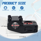 Makelen Bike Stem For Bmx Bike Aluminum Alloy Fixed Gear Bicycle Stem Bright Black