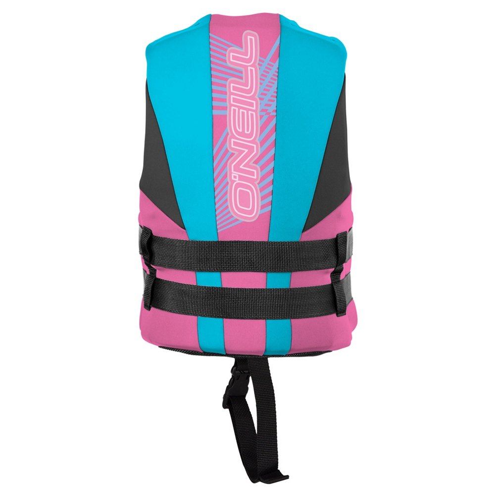 O'Neill Wetsuits Child Reactor Uscg Life Vest, Pet/Turquoise/Black, 1Sz, 30-50 Lbs