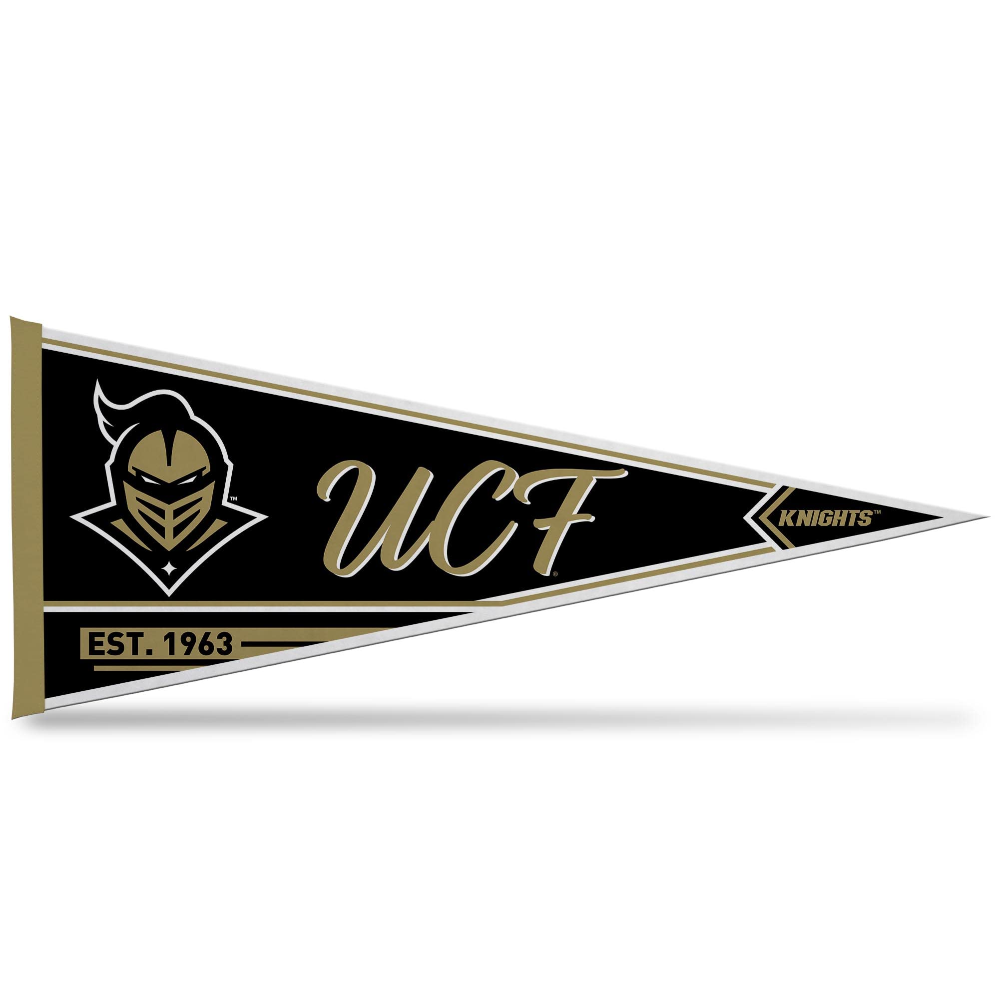 Rico Industries Ncaa Central Florida Knights - Ucf Ucf Classic 12'' X 30'' Felt Wall D  Cor Pennant - Great For Home/Bed Room/Ma